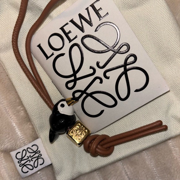 NWT Rare! LOEWE x Paula’s Ibiza Toucan Dice Charm and strap